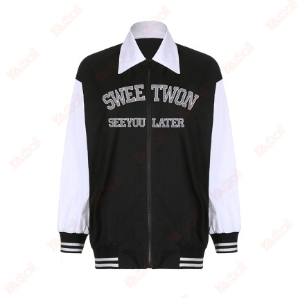 women black raglan sleeves jackets